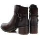 4. Gefütterte Damen-Ankle-Boots mit Blockabsatz, braun, Potocki SZ12873