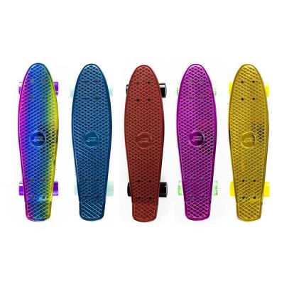 55. Nils Extreme ELECTROSTYLE PENNYBOARD PNB01 RAINBOW Skateboard 