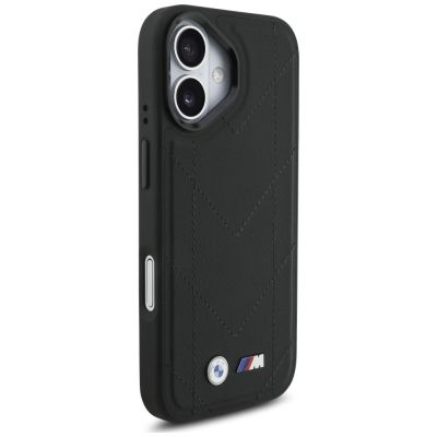 4. BMW M Quilted Logo MagSafe Case für iPhone 17 – Schwarz