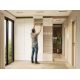 11. GARDEROBE HAGA IV 3SZ1W WEISS