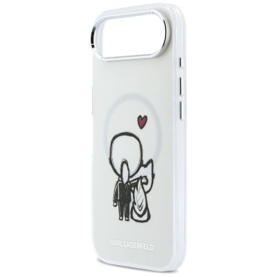 6. Karl Lagerfeld Karl & Choupette MagSafe Back Case für iPhone Air - Transparent