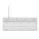Trust GXT 833W TKL-Tastatur, Thado White
