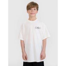 Oversize-T-Shirt für Jungen mit Aufdruck 4F 4FJRSS25TTSHM2640-11S