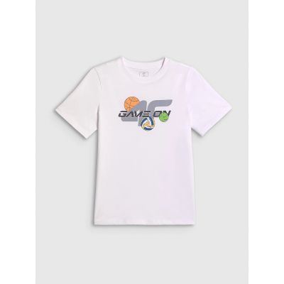 5. Jungen-Regular-T-Shirt mit Print 4F 4FJRAW26TTSHM4346-10S