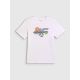 5. Jungen-Regular-T-Shirt mit Print 4F 4FJRAW26TTSHM4346-10S