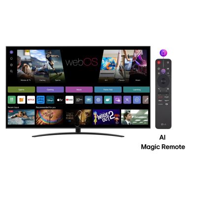 2. LG NanoCell 65NANO81A3A 65'' 4K Ultra HD WebOS Dolby Digital DVB-T2 Schwarzer Fernseher