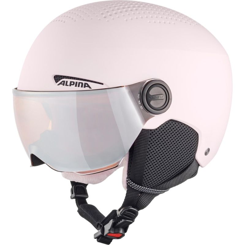 5. ALPINA ZUPO VISOR Q-LITE ROSE 51-55 Skihelm