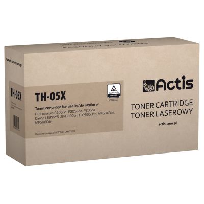 Actis TH-05X Toner (ersetzt HP 05X CE505X, Canon CRG-719H; Standard; 6500 Seiten; schwarz)