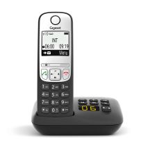 Gigaset A690A Analog/DECT-Telefon Schwarz