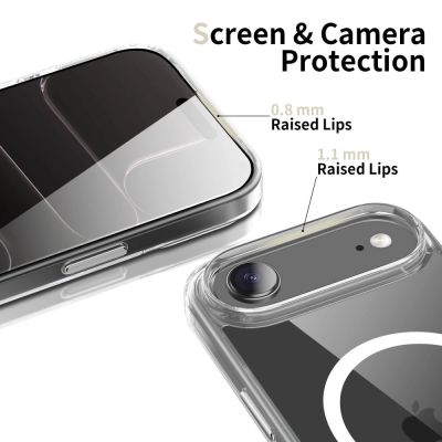 4. Tech-Protect Flexair Hybrid CC MagSafe Hülle für iPhone Air – Transparent