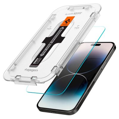 2. Spigen Glas.tR EZ Fit gehärtetes Glas für iPhone 14 Pro Max - 2 Stk.
