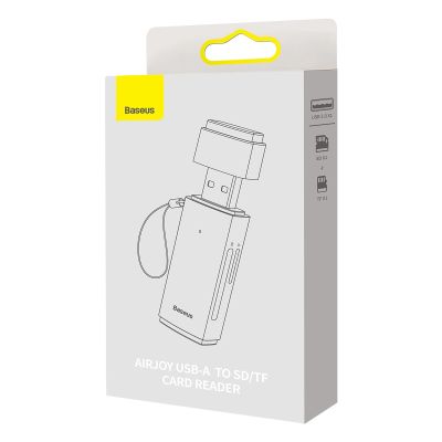 8. Baseus Lite Series Adapter SD/TF USB Kartenleser grau (WKQX060013)