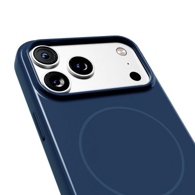 5. Puro Pulse iPhone 17 Pro Polycarbonat Schutzhülle - Dunkelblau