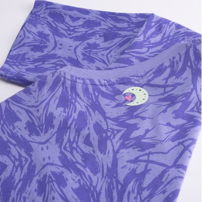 6. Kinder-T-Shirt mit kurzen Ärmeln BLUEBERRY KDG