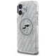 2. Karl Lagerfeld IML Glitter Karl & Choupette Heads Logo MagSafe iPhone 16 Hülle - Grau
