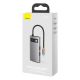 5. Baseus Metal Gleam 4in1 Multifunktions-HUB USB Typ C - USB Typ C Stromversorgung 100 W / HDMI 4K 30 Hz / 1x USB 3.2 Gen 1 / 1x USB 2.0 (CAHUB-CY0G)