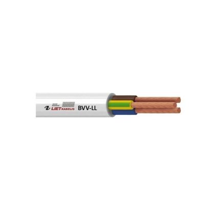 Kabel BVV-LL 3x1,5 Weiß 25 m