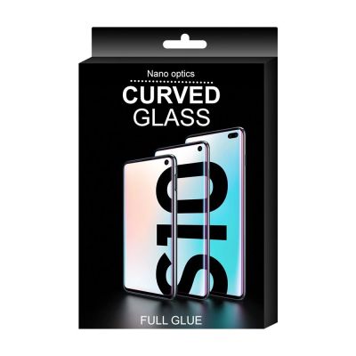 5. 3D Edge Nano Flexi Glass Hybride Flexibel Hartglas mit Rahmen für Samsung Galaxy S21+ 5G (S21 Plus 5G) schwarz