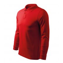 Malfini Single J. LS M MLI-21107 rotes Poloshirt