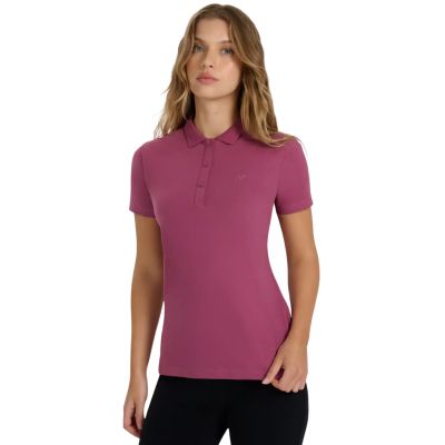 3. Damen Poloshirt 4F F554 bordeaux 4FWAW25TPTSF554 60S