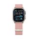 3. Tech-Protect Nylon-Sportarmband für Apple Watch 44/45/46/49 mm – Hellrosa