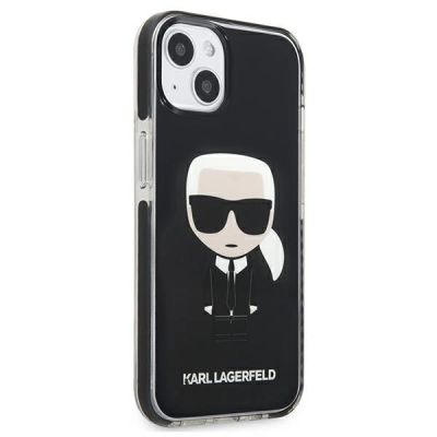 4. Karl Lagerfeld Iconik Karl Case für iPhone 13 mini - Schwarz