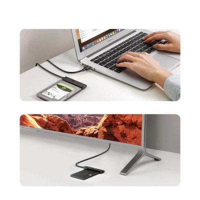 4. Ugreen HDD SSD 2,5'' SATA III 3.0 - USB 3.2 Gen 1 (USB 5 Gbit/s) Adapter schwarz (70609 CM321)