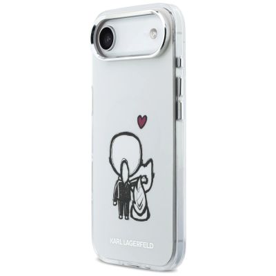 2. Karl Lagerfeld Karl & Choupette MagSafe Back Case für iPhone Air - Transparent