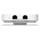 26. Access Point Wi-Fi 7 Ubiquiti UniFi U7 In-IW 2,4 GHz (2 x 2)/5 GHz (2 x 2) PoE+/PoE 1x2,5G (U7-IW-EU)