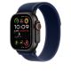 2. Apple Watch Trail Loop Armband für Watch Ultra 49mm Blau / Titan schwarz (S/M)