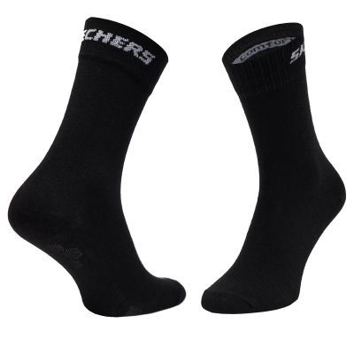 2. Skechers 3PPK Mesh Ventilation Socken SK41040-9999 Schwarz 35-38