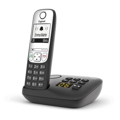 3. Gigaset A690A Analog/DECT-Telefon Schwarz