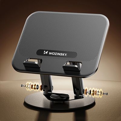 8. Wozinsky WRS-K75 Schwenkbarer Ständer für Laptop und Tablet – Schwarz