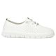 2. Damen-Lederschuhe mit Lochmuster, weiß, Filippo DP7671