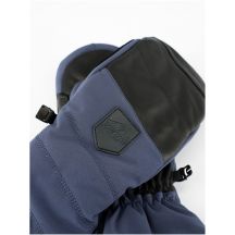 Damen-Skihandschuhe VIKING Norvika Mitten Ski Lady, marineblau mit schwarzem Leder