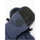 Damen-Skihandschuhe VIKING Norvika Mitten Ski Lady, marineblau mit schwarzem Leder