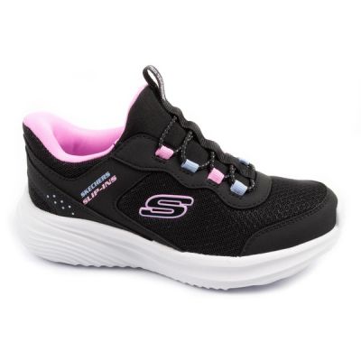 Skechers Bounder Pro Slip-Ins Kinder-Sportschuhe Schwarz