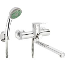 Wandmontierte Waschtisch- und Badewannenarmatur mit Duschset BUT_057M 5907650826361