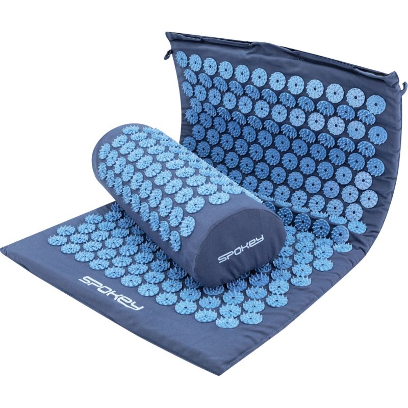 3. Spokey Akumat Akupressur- und Massagematte mit Kissen, blau 943394