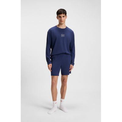 4. Hugo Loungewear Laze AZZURRO Herren-Schlafshorts (50525247-409)