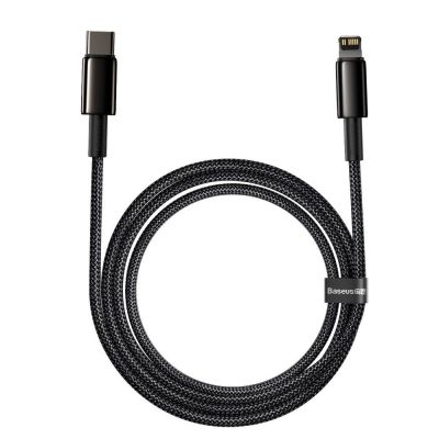 4. Baseus CATLWJ-A01 Lightning – USB-C PD 20 W 480 Mbit/s 2 m Kabel – Schwarz
