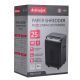 12. Activejet ASH-2502C Aktenvernichter, P-4, 28 l, 4 x 40 mm Schnipsel, 25 Blatt, schwarz