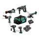 METABO KOMBI-SET 18V 6.1 (SB18LTX +SSW18LTX300BL +KH18LTX24 +W18L9-125QUICK +SSEP18LT +ULA) 4x4.0Ah BEUTEL
