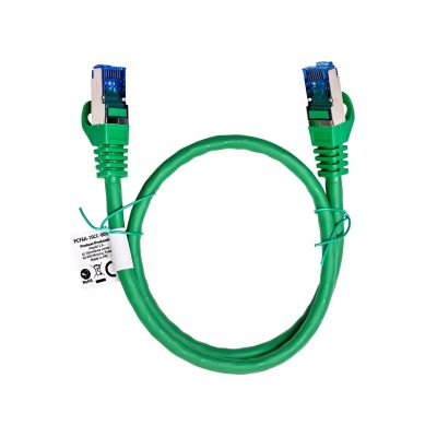 4. LANBERG Patchkabel S/FTP Kat. 6A 0,5 m Grün LSZH CCA (Fluke-geprüft) PCF6A-10CC-0050-G