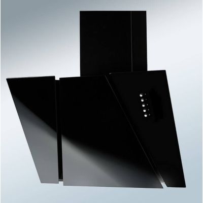 2. AKPO WK-4 CETIAS 60 SCHWARZE Kaminhaube (600 mm; schwarze Glasfront)