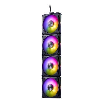 XPG HURRICANE MAG 120 Lüfter (4 Stück 120 mm ARGB PWM Lüfter) BK Einzelhandelsverkauf