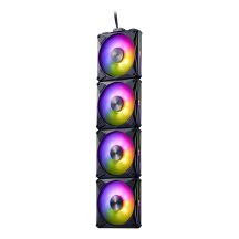 XPG HURRICANE MAG 120 Lüfter (4 Stück 120 mm ARGB PWM Lüfter) BK Einzelhandelsverkauf