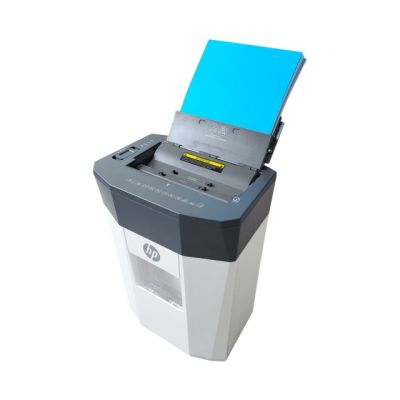 6. HP OneShred Auto 80CC Aktenvernichter HPN281780CCOF-05 Kreuzschnitt 68dB 22cm Weiß