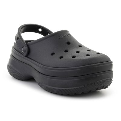 CROCS CLASSIC STACKED CLOG SCHWARZ/SCHWARZ 211355-060
