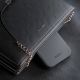 10. 3mk Hardy Apple Seidenleder MagCase für Apple iPhone 15 Plus - Schwarz